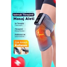 Ensiga Isıtmalı Titreşimli Diz Omuz Dirsek Masaj Aleti Şarjlı Diz Destek Bandı Masaj Cihazı