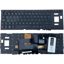 Notespare Asus Uyumlu Rog Zephyrus GX501GI-EI004T, GX501GI-EI005T Işıklı Klavye Siyah Tr