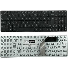 Notespare Asus ile Uyumlu K55VD-SX047V, K55VD-SX068V, K55VD-SX091D, K55VD-SX370H Notebook Klavye Siyah Tr