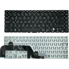 Notespare Asus ile Uyumlu Vivobook F505, F505BA, F505BP, F505ZA Notebook Klavye Siyah Tr
