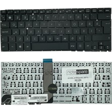 Notespare Asus ile Uyumlu Transformer Book Flip TP300LJ-C4056T Notebook Klavye Siyah Tr