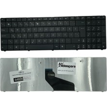Notespare Asus ile Uyumlu 70-N5I1K1000, 70-N5I1KL00, 9Z.N6VSQ.20G Notebook Klavye Siyah Tr