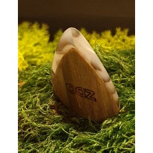 ZDA Picks Zda 1.38 mm Blue Pearl Platin Colour Wood Pena Elektro Gitar ve Jazz Gitar İçin Uygun