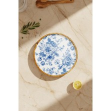 Atbyhome Bambum Gura - Mango Ağacından Yuvarlak Tepsi Gül Küçük