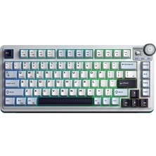 Aula AU75 3 Modlu Rgb Hot Swap Mekanik Tkl Star Vector Switch Kablosuz Makrolu Klavye Lacivert