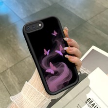 Ucuc iPhone 7 Plus/8 Plus Uyumlu Siyah Silikon Kılıf Darbeye Dayanıklı Kamera Korumalı