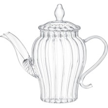 Madame Coco Versay Çelik Filtreli Borosilikat Cam Demlik 600ML