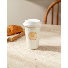 Madame Coco Grand Gold Kupa - Beyaz - 340 ml