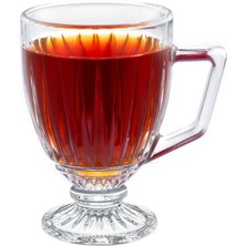 Madame Coco Annecy 4'lü Çay Fincanı Seti - Şeffaf - 190 ml