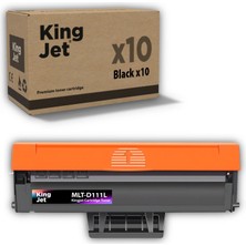 Kingjet Samsung Uyumlu MLT-D111L Yüksek Kapasiteli (10'lu Paket) Çipli Muadil Toner | Xpress M2020