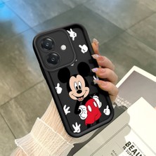 Ucuc Oppo A3/A3X 4g/5g Uyumlu Siyah Silikon Kılıf Darbeye Dayanıklı Kamera Korumalı