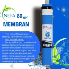 Nefa Tüm Su Arıtma Cihazlarına Uyumlu 4 In 1 Mineral Filtre ve 80 Gpd Membran