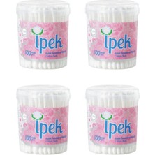 İpek Ipek Kulak Temizleme Pamuğu Çubuğu 100'LÜ x 4 Adet