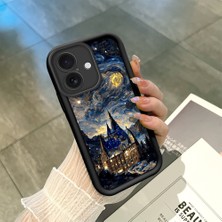 Ucuc iPhone 16 Plus Uyumlu Siyah Silikon Kılıf Darbeye Dayanıklı Kamera Korumalı