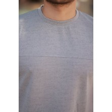 Buğrahayalin Erkek Oversize Bisiklet Yaka Kısa Kollu T-Shirt