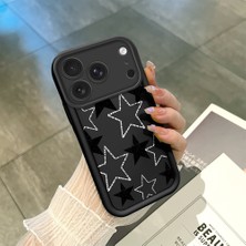 Ucuc iPhone 17 Pro Uyumlu Siyah Silikon Kılıf Darbeye Dayanıklı Kamera Korumalı