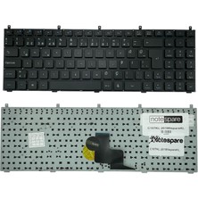 Notespare Clevo ile Uyumlu W860, W860CU, W870, W870CU Notebook Klavye Siyah Tr