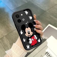 Ucuc Vivo Y28 4g Uyumlu Siyah Silikon Kılıf Darbeye Dayanıklı Kamera Korumalı