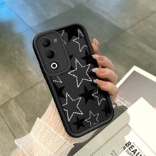 Ucuc Oppo A5 4g/5g Uyumlu Siyah Silikon Kılıf Darbeye Dayanıklı Kamera Korumalı