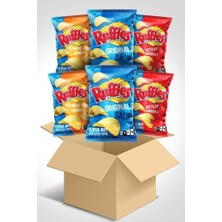 Ruffles Cips Paketi 642 gr Peynir ve Soğan, Ketçap, Sade Aromalı Çeşitleri İçerir