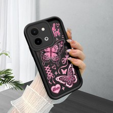 Ucuc Vivo Y28 4g Uyumlu Siyah Silikon Kılıf Darbeye Dayanıklı Kamera Korumalı