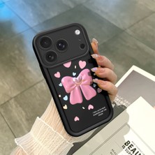 Ucuc iPhone 17 Pro Uyumlu Siyah Silikon Kılıf Darbeye Dayanıklı Kamera Korumalı