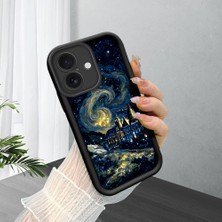 Ucuc iPhone 17 Uyumlu Siyah Silikon Kılıf Darbeye Dayanıklı Kamera Korumalı