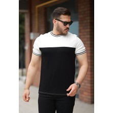 Nnstartshopping  Erkek Parçalı Renk Kısa Kollu Tişört
