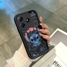 Ucuc Realme C63 4G/C61 Uyumlu Siyah Silikon Kılıf Darbeye Dayanıklı Kamera Korumalı