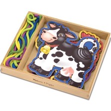 Melissa & Doug Ahşap İp Geçirme - Çiftlik Hayvanları