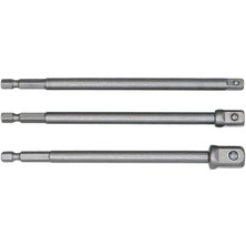 Titi 6534 Uzun Bits Saplı Lokma Adaptör Seti 150 mm (1/4" - 3/8" - 1/2")