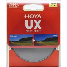 Hoya 77MM Ux Dairesel Polarize Filtre, Slim Çerçeve ile Yansımaları Kontrol Ederek Kontrastı Artırır