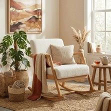 Zem Rock Bohem Sallanır Berjer, Kırık Beyaz