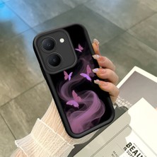 Ucuc Vivo Y27 5G/Y27S Uyumlu Siyah Silikon Kılıf Darbeye Dayanıklı Kamera Korumalı