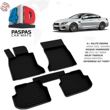 Bmw 6 Serisi  F06 2014 Ferrous 4d Havuzlu Kauçuk Paspas