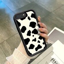 Ucuc iPhone 7 Plus/8 Plus Uyumlu Siyah Silikon Kılıf Darbeye Dayanıklı Kamera Korumalı