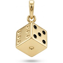 Winners Jewels Çift Zar Kolye Şans Takısı