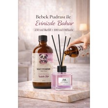 Rosie Bebek Pudrası Çubuklu Oda Kokusu 250 ml Refil ve 100 ml Difüzör Şişe
