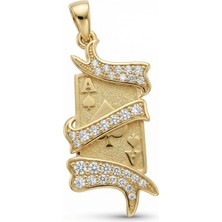 Winners Jewels Üç Boyutlu Maça Ası Kolye Ucu