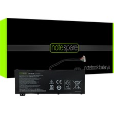Notespare Acer ile Uyumlu Predator Helios PH315-51-78NP Notebook Batarya Pil