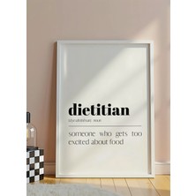 Des Vu Print Dietitian Posteri,diyetisyen Posteri, Diyetisyen Ofis Dekor Çerçevesiz Poster