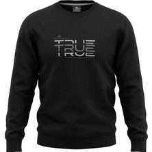 Tommy Life O Yaka Siyah Erkek Sweatshirt