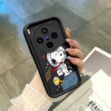 Ucuc Vivo X300 Uyumlu Siyah Silikon Kılıf Darbeye Dayanıklı Kamera Korumalı