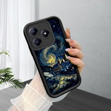 Ucuc Realme C63 4G/C61 Uyumlu Siyah Silikon Kılıf Darbeye Dayanıklı Kamera Korumalı
