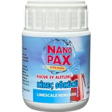 NanoPax Kettle & Kahve Makinesi & Ütü İçin Güçlü ve Etkili Kireç Çözücü Toz 160gr -16 Kullanım