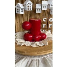 Zeynepin Dükkanı 2 adet kırmızı türk kahvesi fincanı