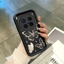 Ucuc Vivo X300 Pro Uyumlu Siyah Silikon Kılıf Darbeye Dayanıklı Kamera Korumalı