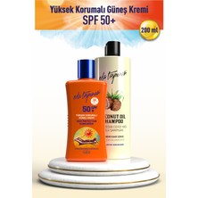 Eda Taşpınar Yüksek Korumalı Güneş Kremi SPF50+ 200ML - Coconat Şampuan 400ML