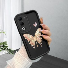 Ucuc Oppo A5 4g/5g Uyumlu Siyah Silikon Kılıf Darbeye Dayanıklı Kamera Korumalı