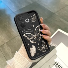 Ucuc Oppo A5 Pro 4g/5g Uyumlu Siyah Silikon Kılıf Darbeye Dayanıklı Kamera Korumalı